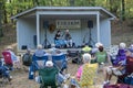 People Enjoying Music on the Mountain